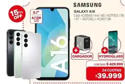 Naldo Lombardi Samsung galaxy a16 oferta