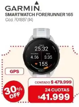 Naldo Lombardi Garmin smartwatch forerunner 165 oferta