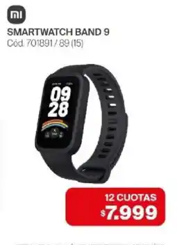 Naldo Lombardi Xiaomi smartwatch band 9 oferta