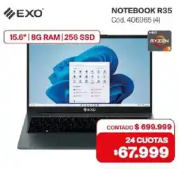 Naldo Lombardi Exo notebook r35 oferta