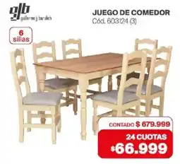 Naldo Lombardi Guillermo j. barulich juego de comedor oferta