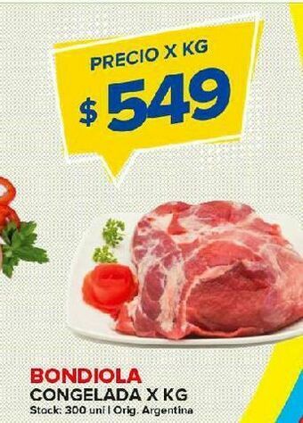Carrefour Bondiola congelada x kg oferta