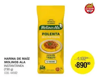 Molinosa polenta instantánea