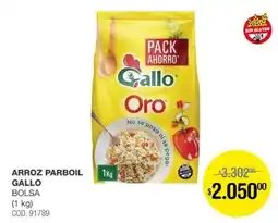 Atomo Conviene Gallo arroz parboil oro oferta