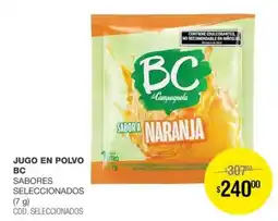 Atomo Conviene Bc jugo en polvo sabores seleccionados oferta
