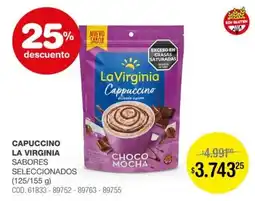 Atomo Conviene La virginia capuccino choco mocha oferta