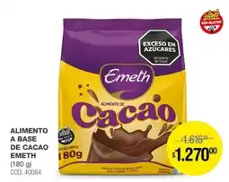 Atomo Conviene Emeth alimento de cacao oferta