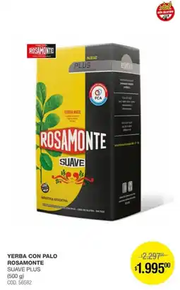 Atomo Conviene Rosamonte yerba con palo suave plus oferta