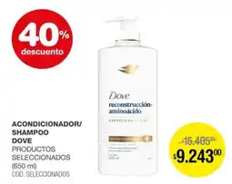Atomo Conviene Dove acondicionador/ shampoo oferta
