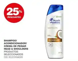 Atomo Conviene Head & shoulders shampoo/ acondicionador/ crema de peinar oferta