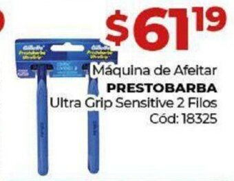 Diarco Máquina de Afeitar Prestobarba Ultra Grip Sensitive 2 Filos oferta