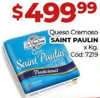 Diarco Queso Cremoso Saint Paulin x Kg. oferta