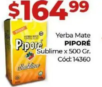 Diarco Yerba Mate Piporé Sublime x 500 gr. oferta