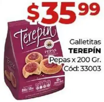 Diarco Galletitas Terepín Pepas x 200 gr. oferta