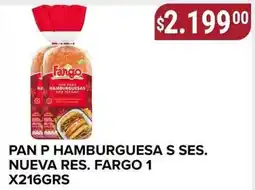 Supermercados Mayor Fargo pan para hamburguesas con sesamo oferta