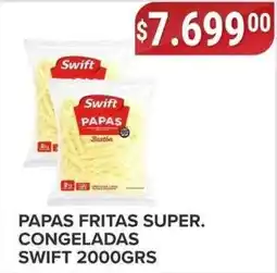 Supermercados Mayor Swift papas fritas super oferta
