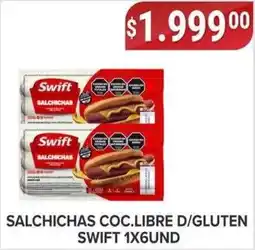 Supermercados Mayor Swift salchichas coc.libre d/gluten oferta