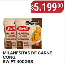Supermercados Mayor Swift milanesitas de carne oferta