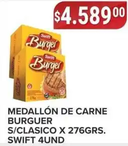 Supermercados Mayor Swift medallón de carne burguer oferta