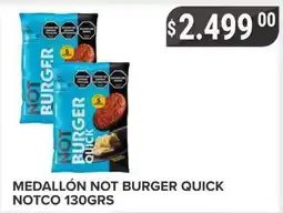 Supermercados Mayor Notburger medallón not burger quick oferta