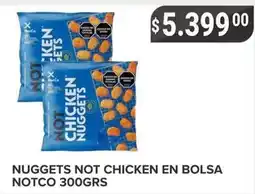 Supermercados Mayor Notco nuggets not chicken en bolsa oferta