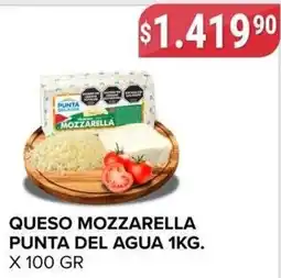Supermercados Mayor Punta del agua queso mozzarella oferta