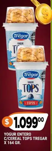 Supermercados Mayor Tregar yogur tops copos oferta