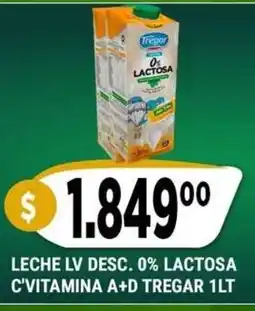 Supermercados Mayor Tregar leche lv desc. 0% lactosa c'vitamina a+d oferta