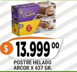 Supermercados Mayor Arcor postre helado oferta