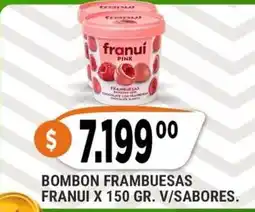 Supermercados Mayor Franui bombon frambuesas oferta