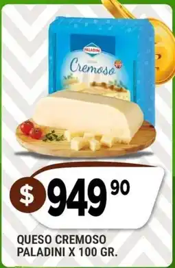 Supermercados Mayor Paladini queso cremoso oferta
