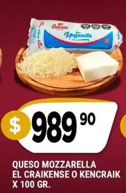 Supermercados Mayor El craikense o kencraik queso mozzarella oferta