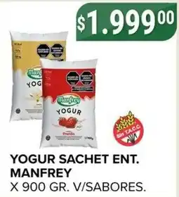 Supermercados Mayor Manfrey yogur sachet ent. oferta