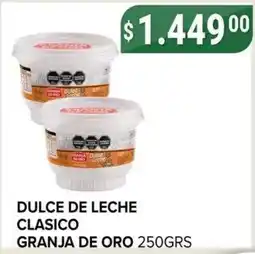Supermercados Mayor Granja de oro dulce de leche clasico oferta
