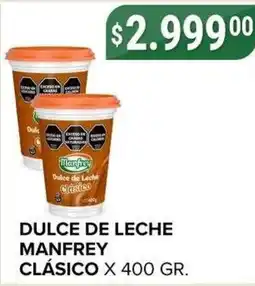 Supermercados Mayor Manfrey dulce de leche clásico oferta
