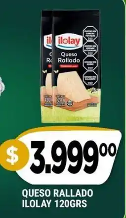 Supermercados Mayor Ilolay queso rallado oferta