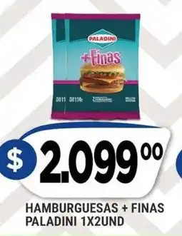 Supermercados Mayor Paladini hamburguesas + finas oferta
