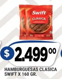 Supermercados Mayor Swift hamburguesas clasica oferta