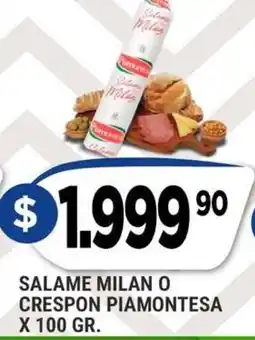 Supermercados Mayor Salame milan o crespon piemontesa oferta