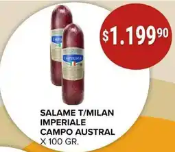 Supermercados Mayor Imperiale salame t/milan campo austral oferta