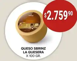 Supermercados Mayor La quesera queso sbrinz oferta