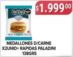 Supermercados Mayor Paladini medallones d/carne oferta