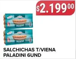 Supermercados Mayor Paladini salchichas t/viena oferta