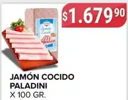 Supermercados Mayor Paladini jamón cocido oferta