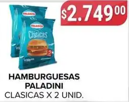 Supermercados Mayor Paladini hamburguesas clasicas oferta