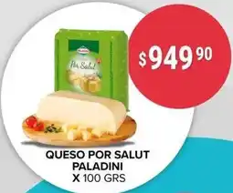 Supermercados Mayor Paladini queso por salud oferta