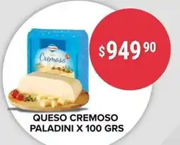 Supermercados Mayor Paladini queso cremoso oferta
