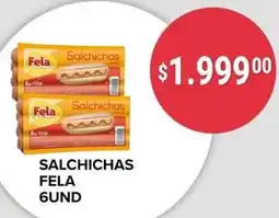 Supermercados Mayor Fela salchichas oferta