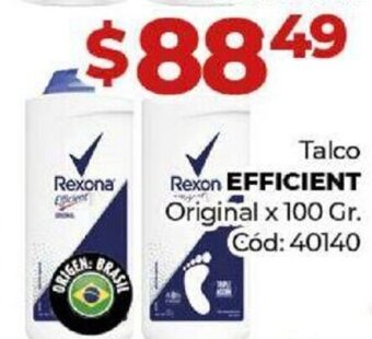 Diarco Talco Efficient Original x 100 gr. oferta