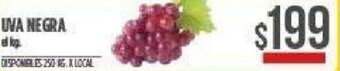 Supermercados Vea Uva Negra El Kg. oferta